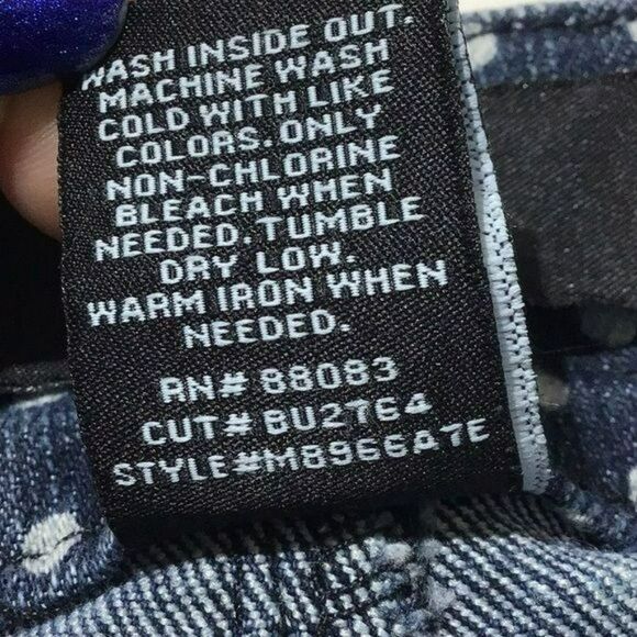 Beau Dawson Polka Dot Stretch Capri Pants Size 10 - Picture 10 of 10